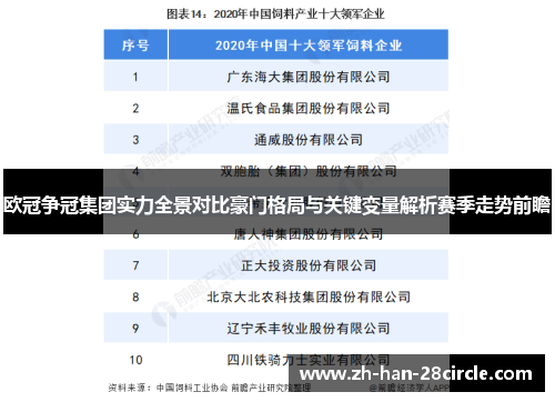 欧冠争冠集团实力全景对比豪门格局与关键变量解析赛季走势前瞻 欧冠争冠集团实力全景对比豪门格局与关键变量解析赛季走势前瞻